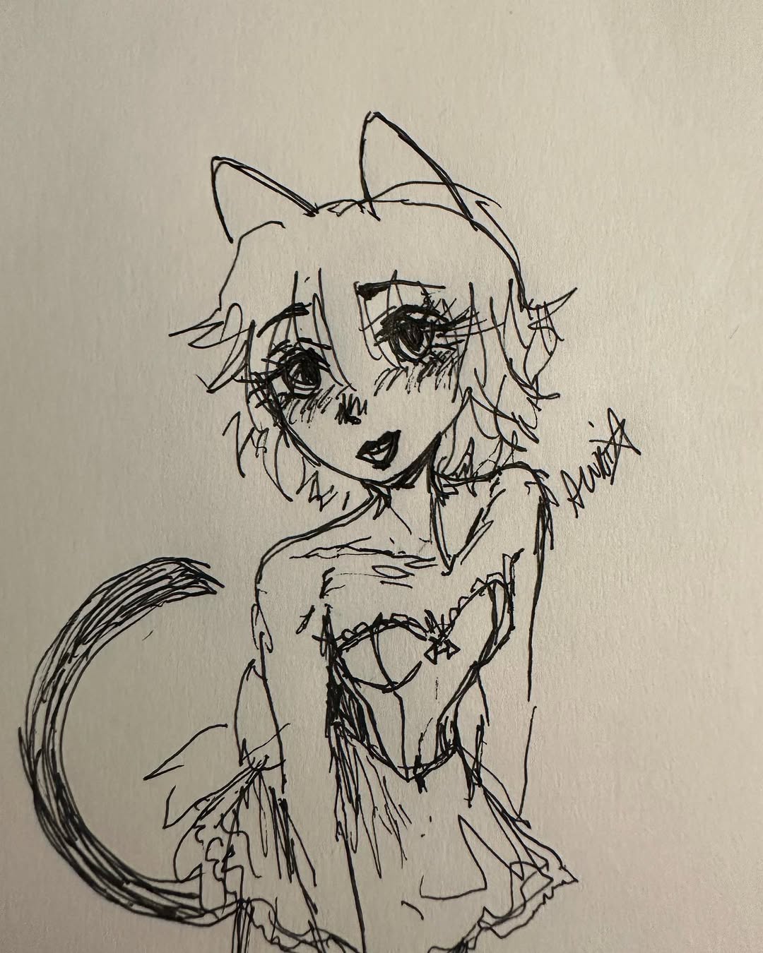 Unfinished Tokyo Mew Mew Sketches