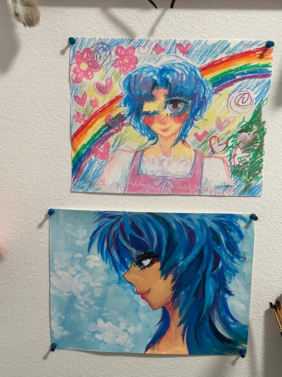 The Blue-Haired Muse