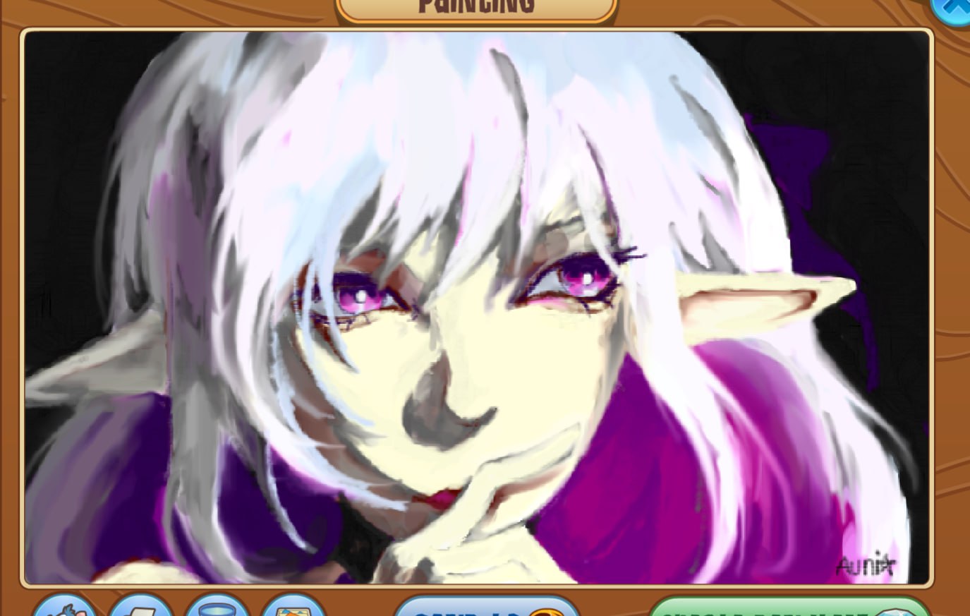 Drawing Castorice in Animal Jam at 2AM